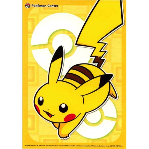 Pokemon Center 2009 Pikachu Large Sticker