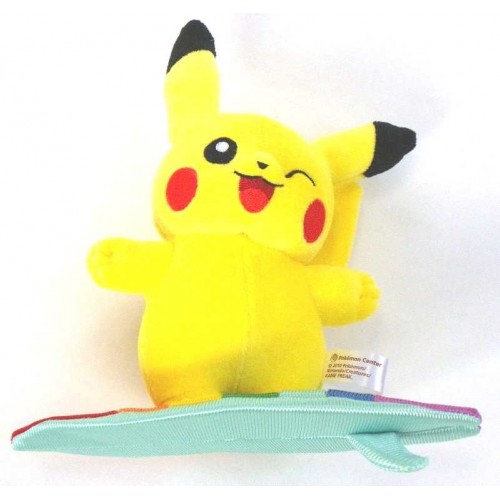 surfing pikachu plush