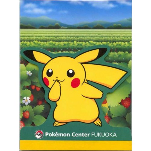 Pokemon Center Fukuoka 11 Pikachu Memo Pad