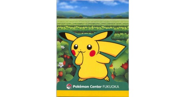 Pokemon Center Fukuoka 11 Pikachu Memo Pad