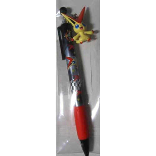 Pokemon Center 2011 Victini Campaign Ball Point Pen With Figure Charm