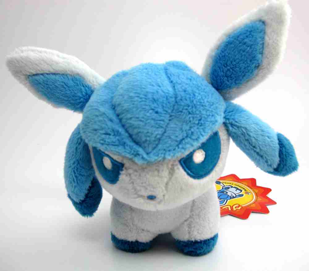 Pokemon Center 2008 Glaceon Pokedoll Series Plush Toy