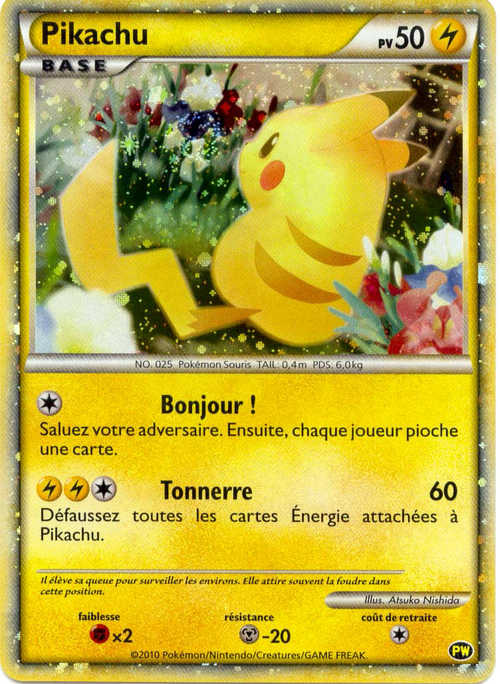 pikachu on the ball promo card