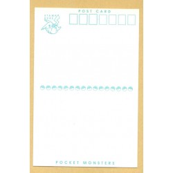 Pokemon 1998 Banpresto Character Mail Collection Clefable Sketch Prism Version Postcard
