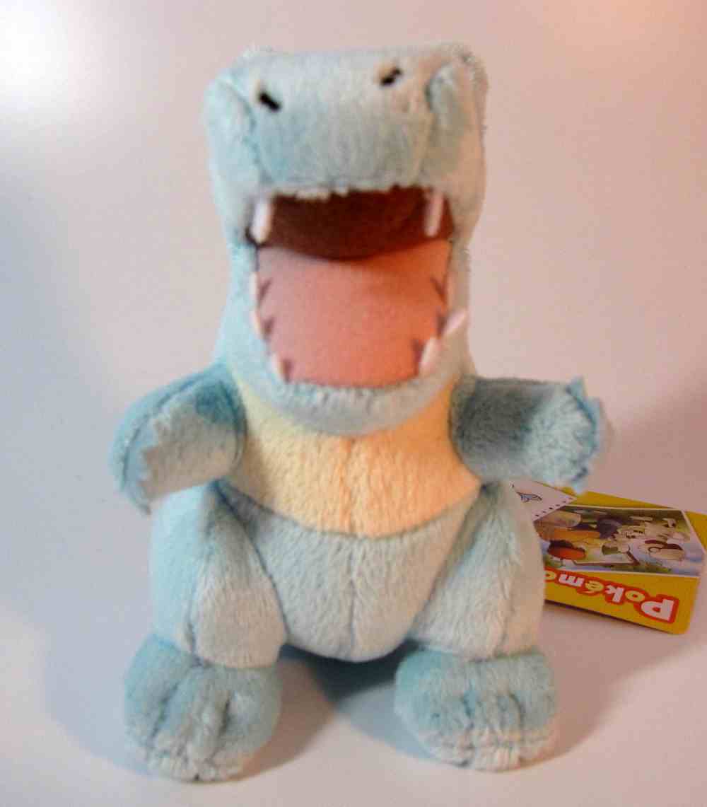 Pokemon Center 2009 Totodile Canvas Series Plush Toy